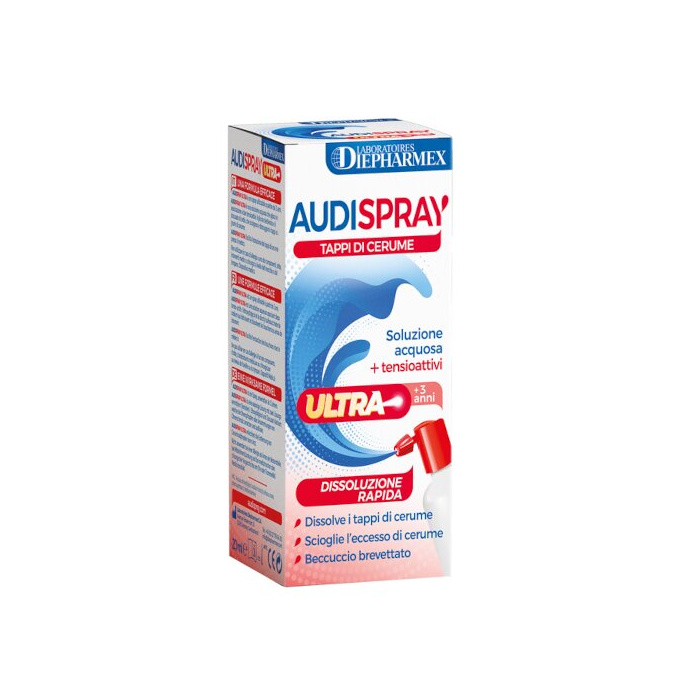 Audispray ultra soluzione acquosa + tensioattivi spray 20 ml