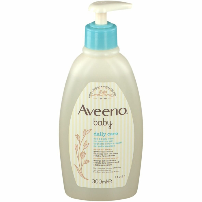 Aveeno Baby Bagnetto Corpo e Capelli Detergente Delicato 300 ml