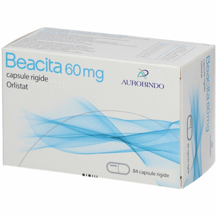 Beacita orlistat farmaco dimagrante 84 capsule 60 mg