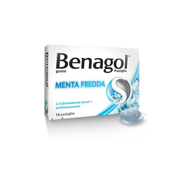 Benagol menta fredda 16 pastiglie mal di gola