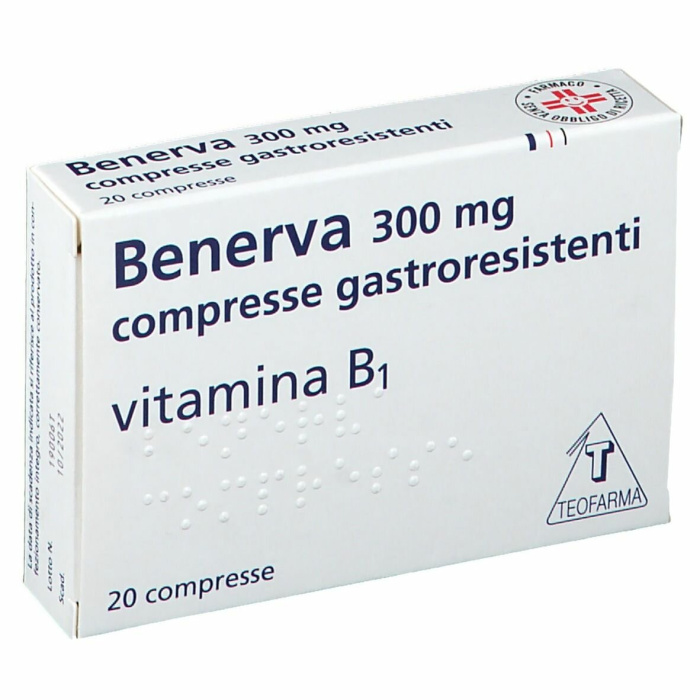 Benerva vitamina b1 20 compresse gastroresistenti