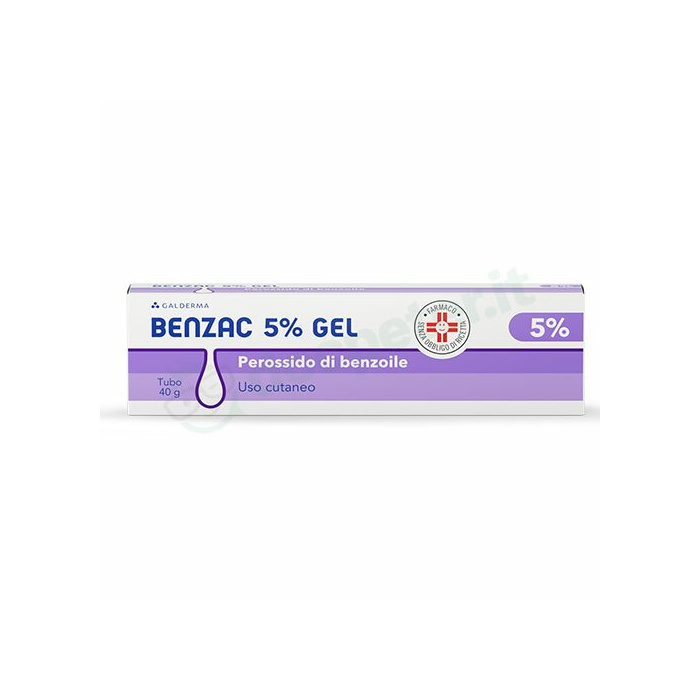 Benzac gel 5% perossido di benzoile 40 g
