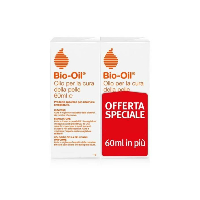 Bio-Oil Naturale Olio per la Cura della Pelle 2x60 ml
