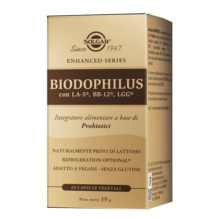 Biodophilus Solgar Integratore Probiotico 60 Capsule