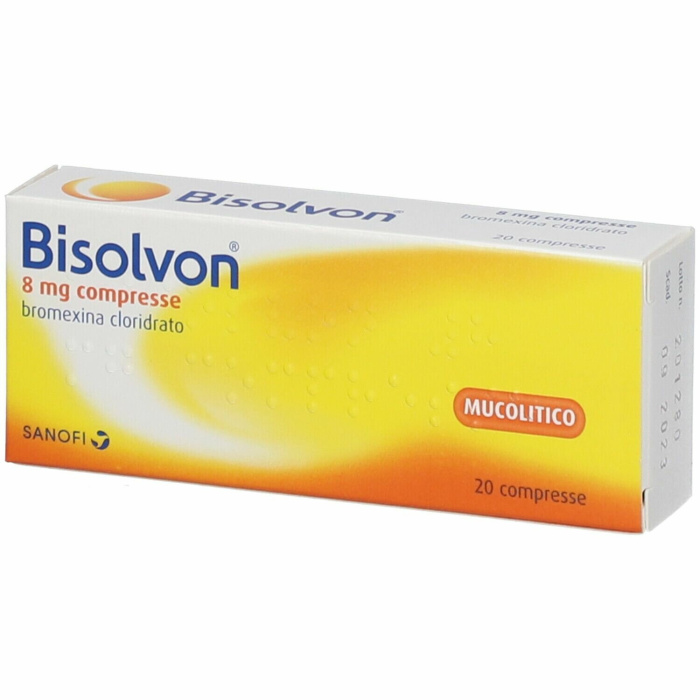 Bisolvon 20 compresse 8mg bromexina cloridrato