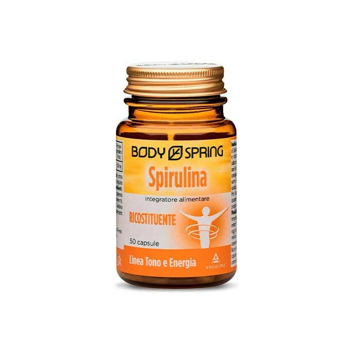 Body spring spirulina 50 capsule