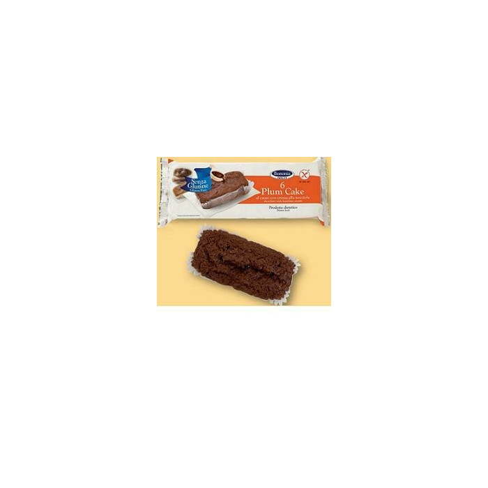Bononia plumcake al cacao con crema alla nociola senza glutine 6 x 45 g