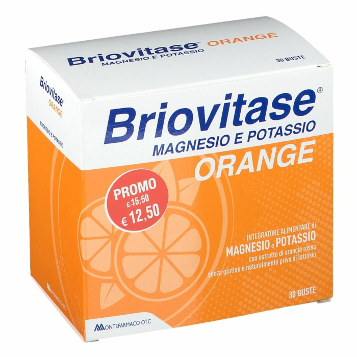 Briovitase Orange Integratore Magnesio e Potassio 30 Bustine