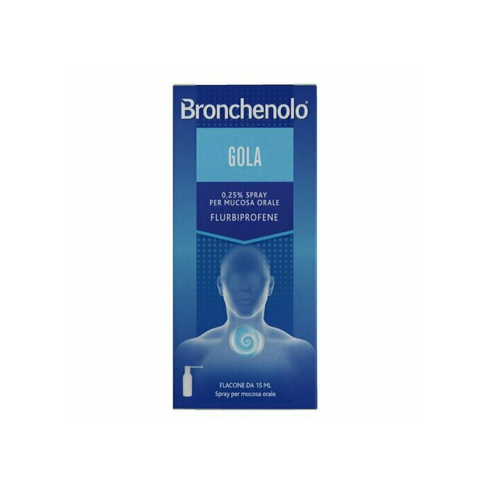 Bronchenolo gola 0,25% spray per mucosa orale 15 ml