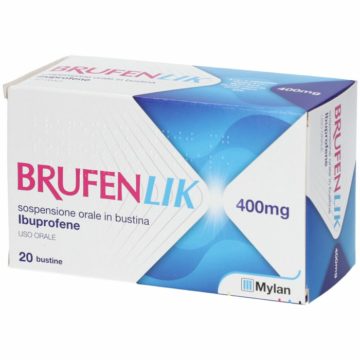 Brufenlik 400 mg ibuprofene 20 bustine da 10 ml