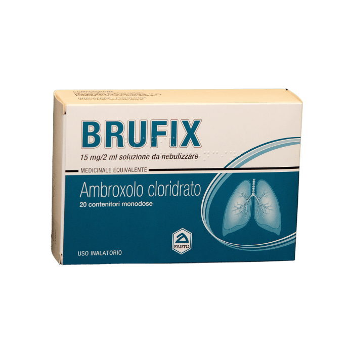 Brufix soluzione da nebulizzare 15 mg/2 ml ambroxolo 20 flaconcini