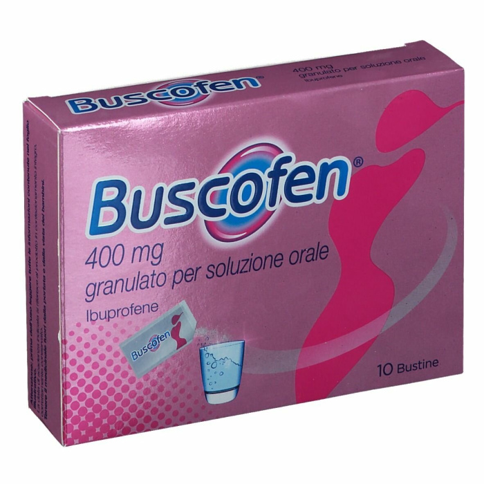 Buscofen granulato per soluzione orale 400 mg 10 bustine