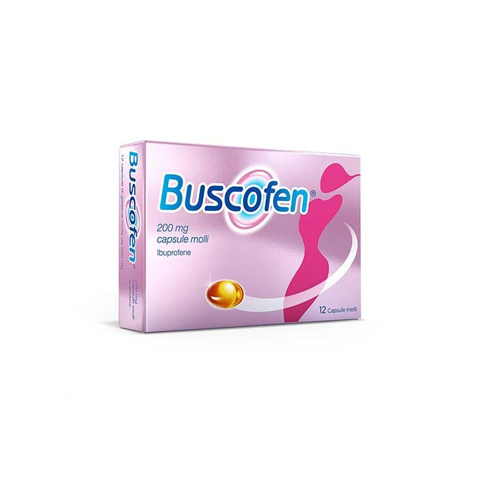 Buscofen 12 capsule molli 200 mg analgesico