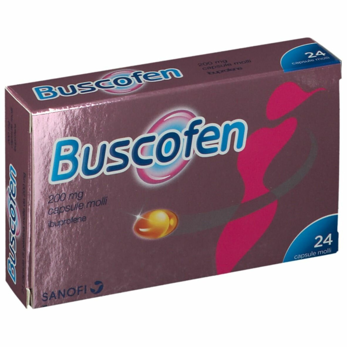 Buscofen 24 capsule molli 200 mg ibuprofene analgesico