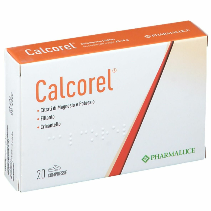 Pharmaluce Calcorel Integratore Benessere Apparto Urinario 20 Compresse