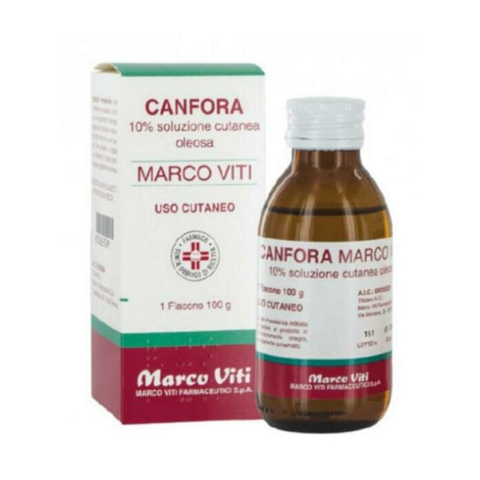 Canfora marco viti 10 % soluzione oleosa 100 gr