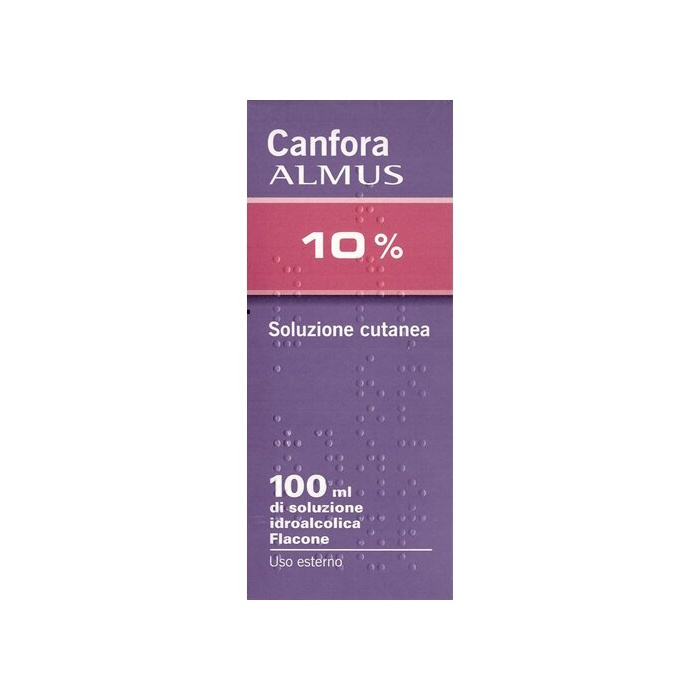 Canfora 10% soluzione cutanea oleosa 100 ml 10%