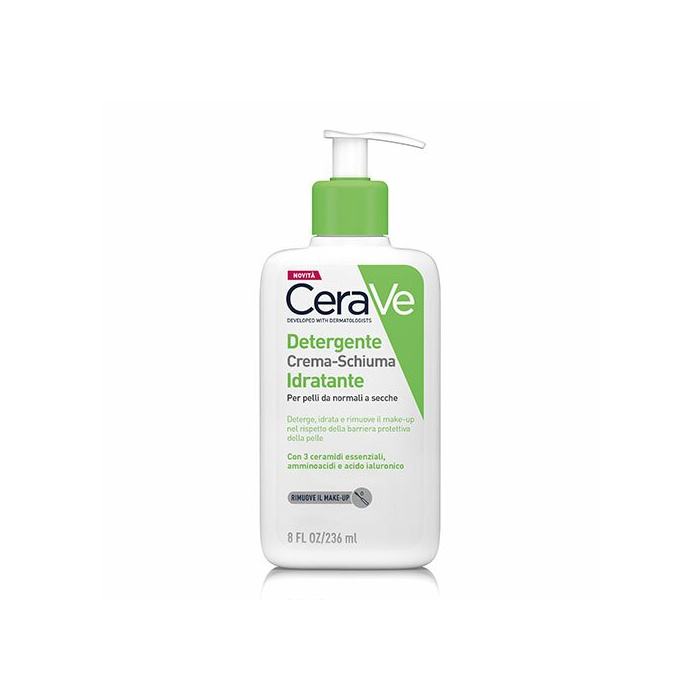 CeraVe Detergente Crema-Schiuma Pelli Normali e Secche 236 ml