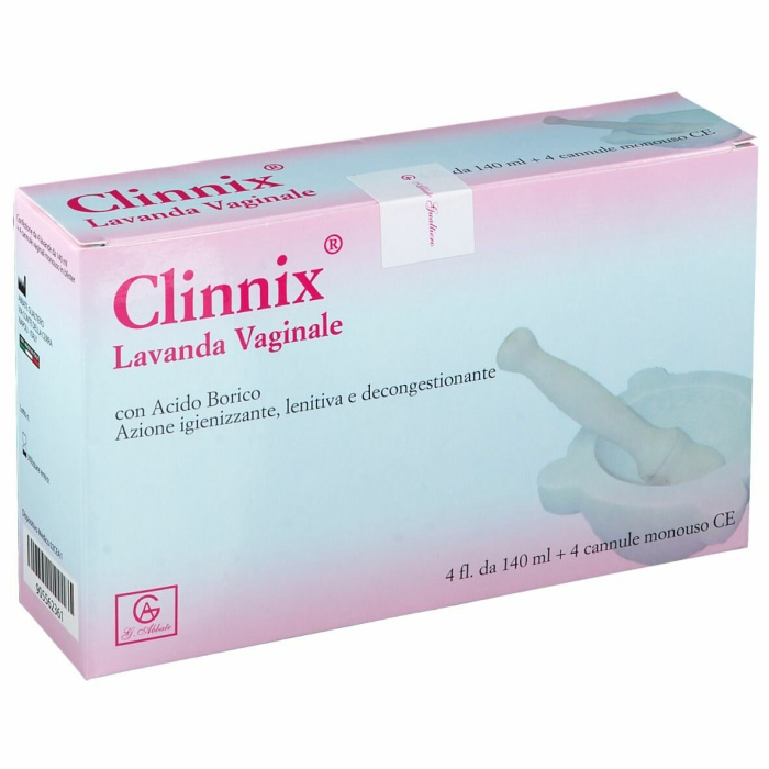 Clinnix Lavanda Vaginale 4 Flaconcini da 140 ml