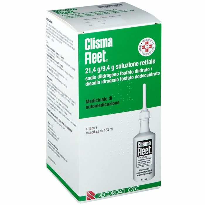 Clisma feet soluzione rettale stitichezza 4 flaconi 133 ml