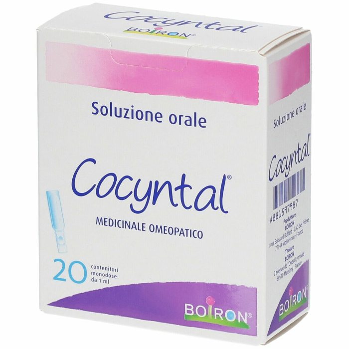 Cocyntal soluzione orale monodose 20 fiale 1 ml