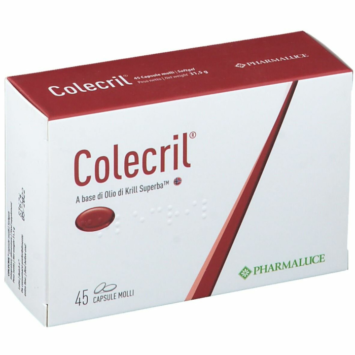 Colecril Integratore Controllo Colesterolo 45 Capsule Molli