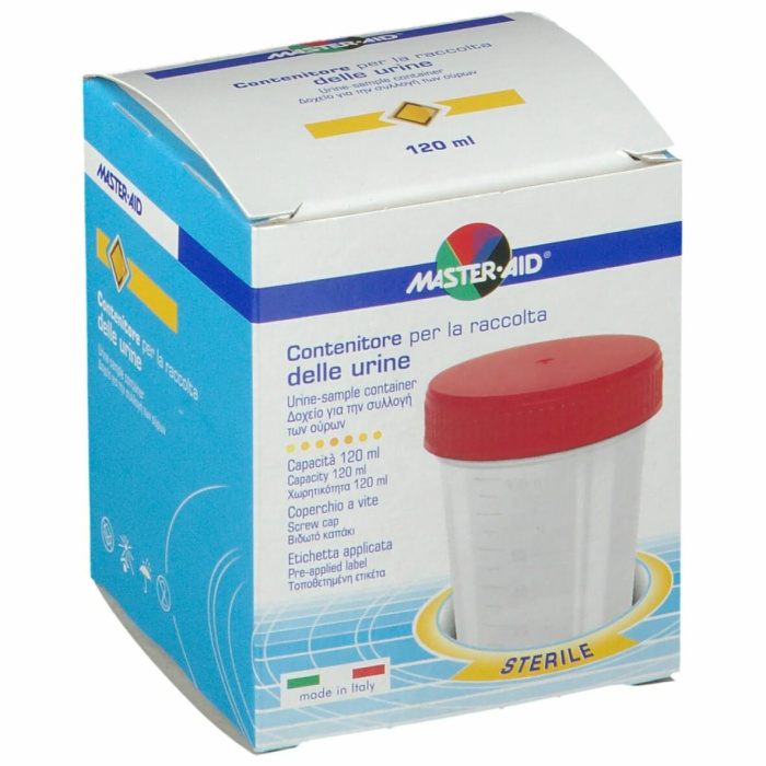 Contenitore raccolta urina master-aid 120 ml