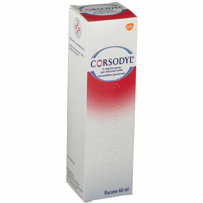 Corsodyl spray orale clorexidina gluconato 200 mg 60 ml