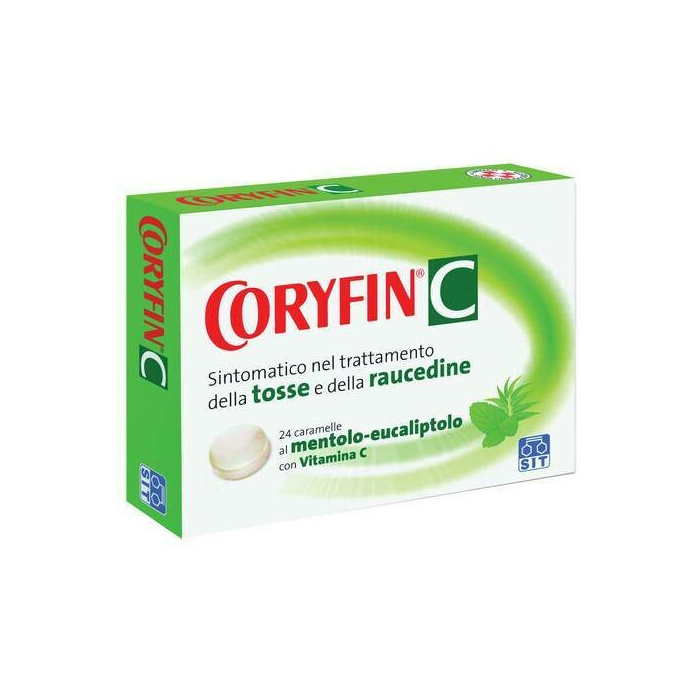 Coryfin c 6,5 mg + 18 mg tosse 24 caramelle mentolo