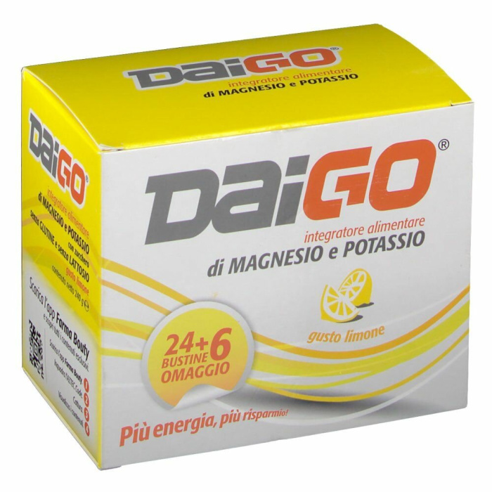 Daigo Magnesio e Potassio Limone 30 Bustine
