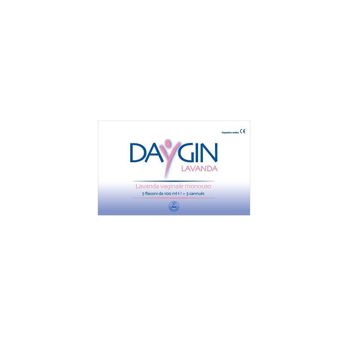 Daygin lavanda vaginale 5 flaconi da 100 ml + 5 cannule
