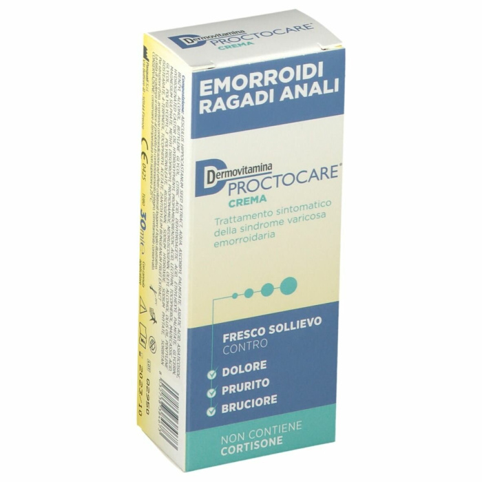 Dermovitamina ProctoCare Crema Emorroidi Ragadi Anali 30 ml
