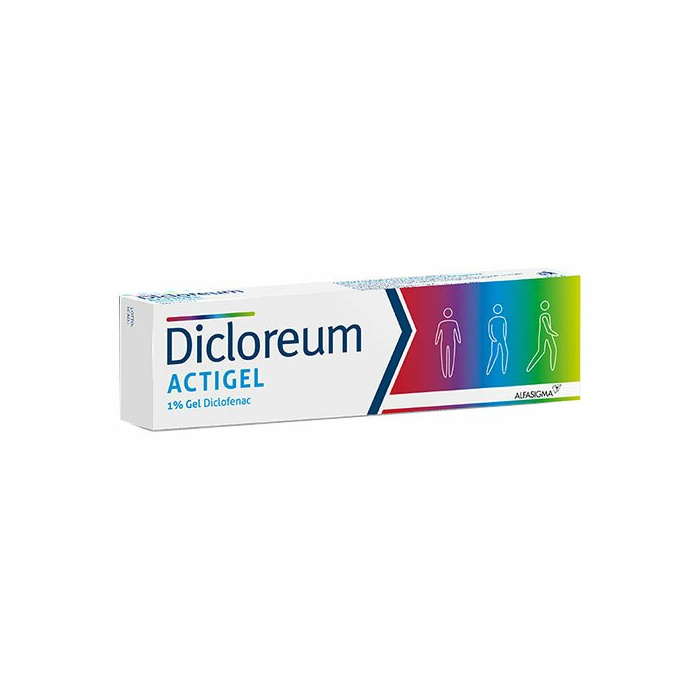 Dicloreum actigel 1% diclofenac dolori articolari gel 50g