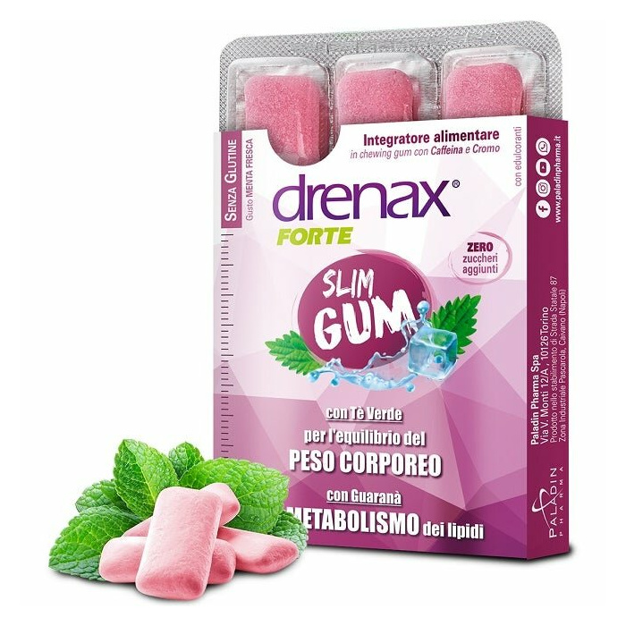 Drenax Forte Slim Integratore Dimagrante 9 gum