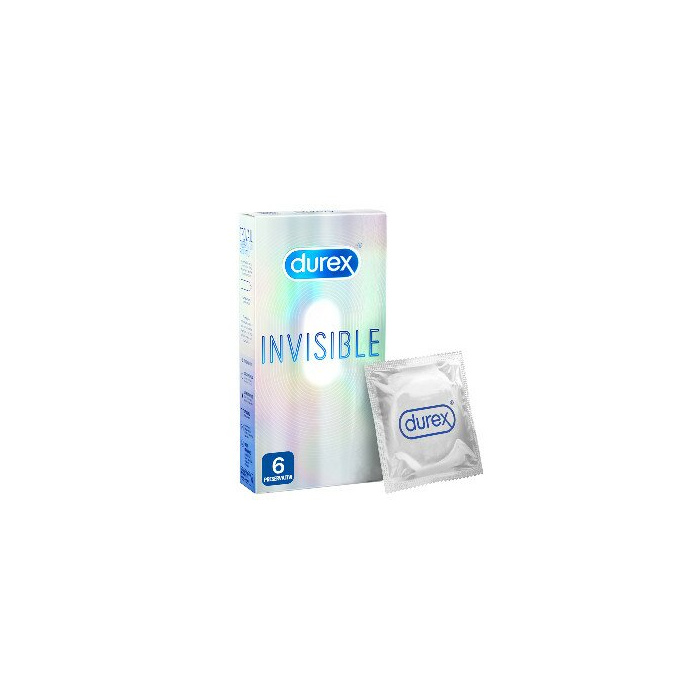 Durex Invisible 6 Preservativi Ultra Sottili