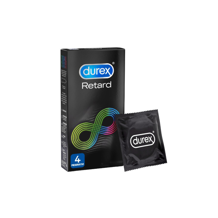 Durex Retard preservativi 4 pezzi