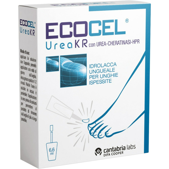 Ecocel Urea Kr Idrolacca Ungueale Per Unghie Ispessite 6,6 ml