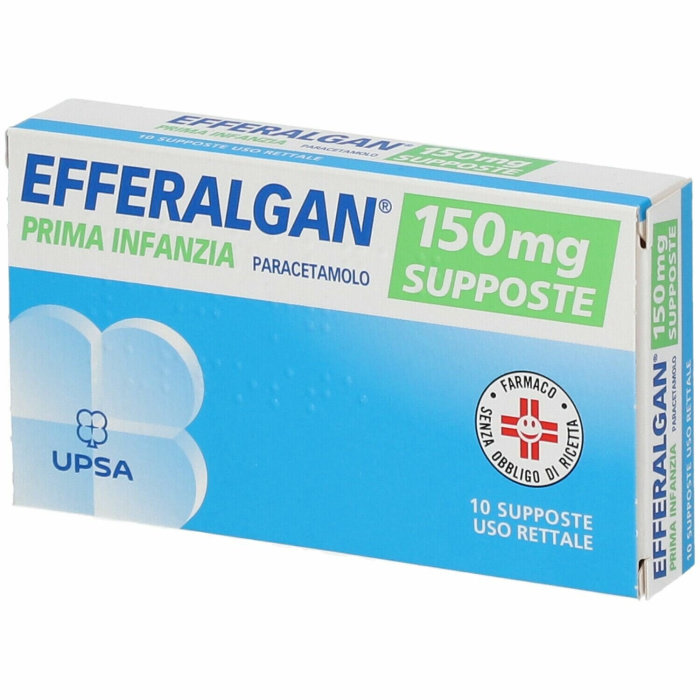Efferalgan prima infanzia 150 mg 10 supposte