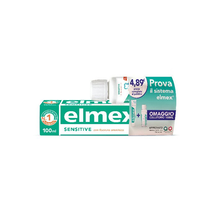 Elmex Sensitive Dentifricio 100 ml + Collutorio 100 ml PROMO