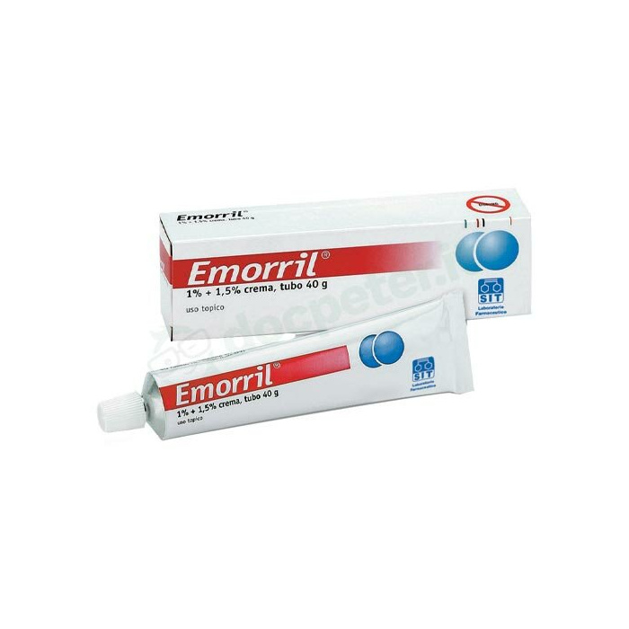 Emorril crema rettale 1% + 1,5% lidocaina cloridrato 40 g