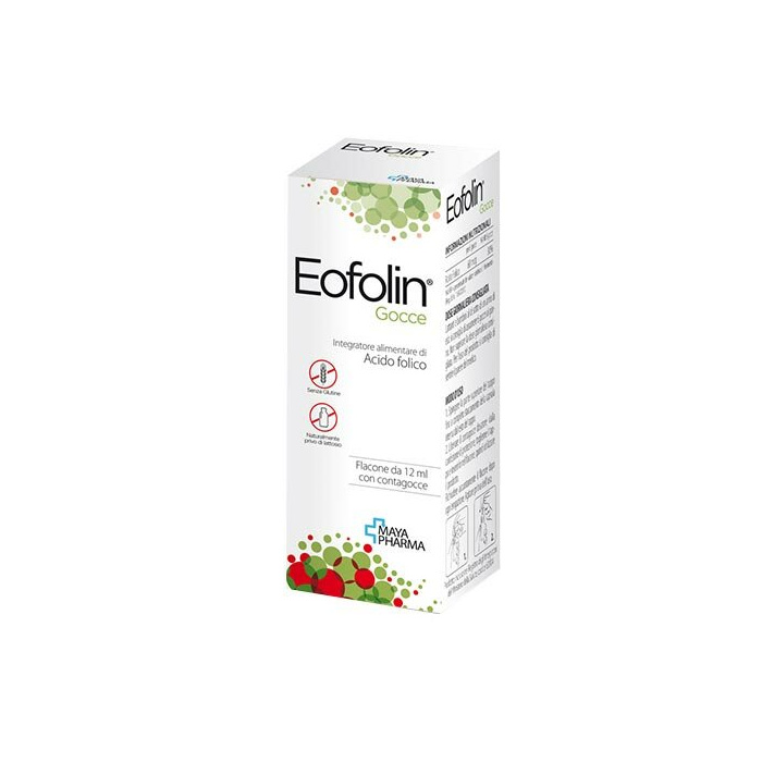 Eofolin Gocce Integratore alimentare di Acido folico 12 ml