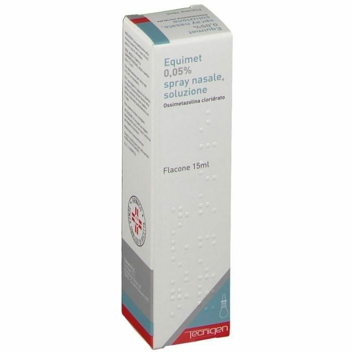 Equimet spray nasale 0,05%  ossimetazolina cloridrato flacone 15 ml