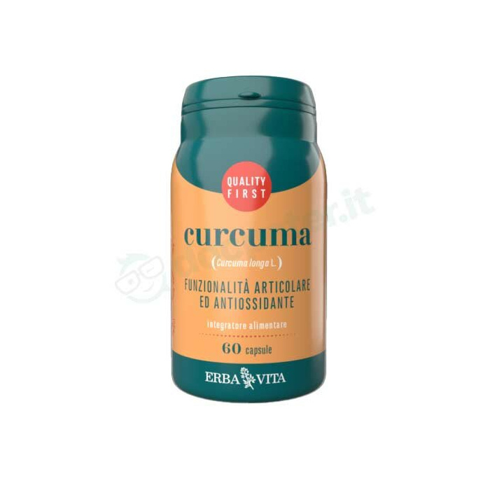 Erba Vita Curcuma Funzionalità Articolare e Antiossidante 60 capsule