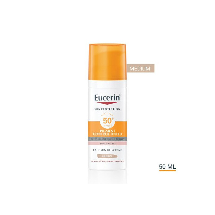 Eucerin sun pigment control tinted spf50+ medium 50 ml