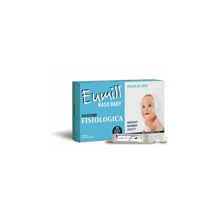 Eumill naso baby soluzione fisiologica 20 monodose 5 ml
