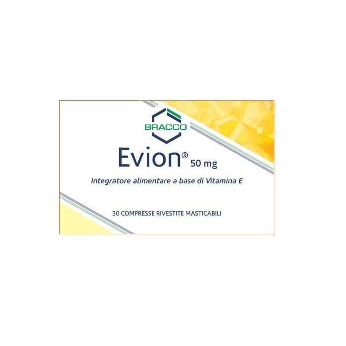 Evion integratore di vitamina e 30 compresse rivestite masticabili