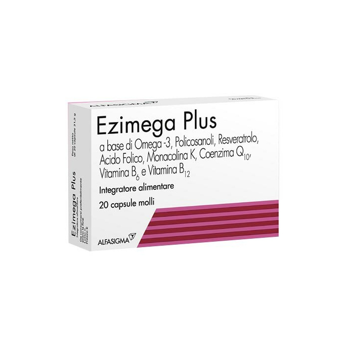 Ezimega Plus Integratore alimentare colesterolo 20 capsule