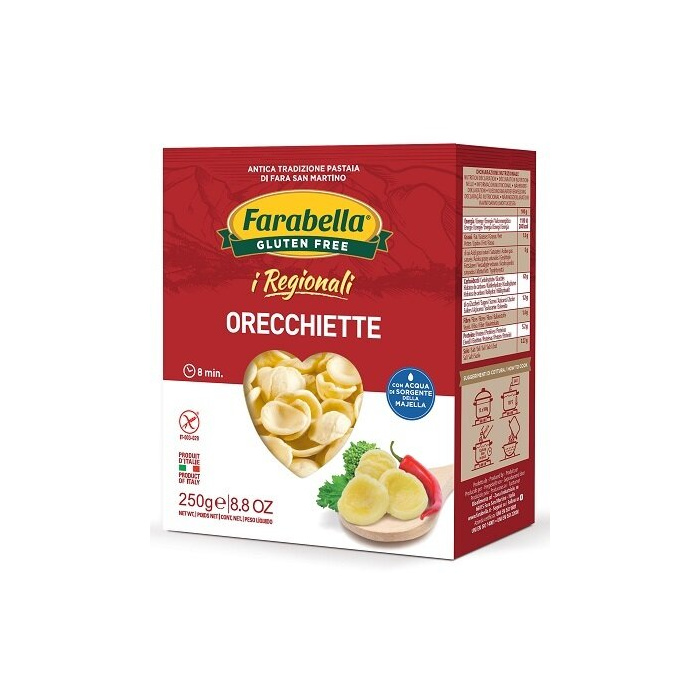 Farabella Orecchiette Pasta Fresca Stabilizzata Senza Glutine 250 g
