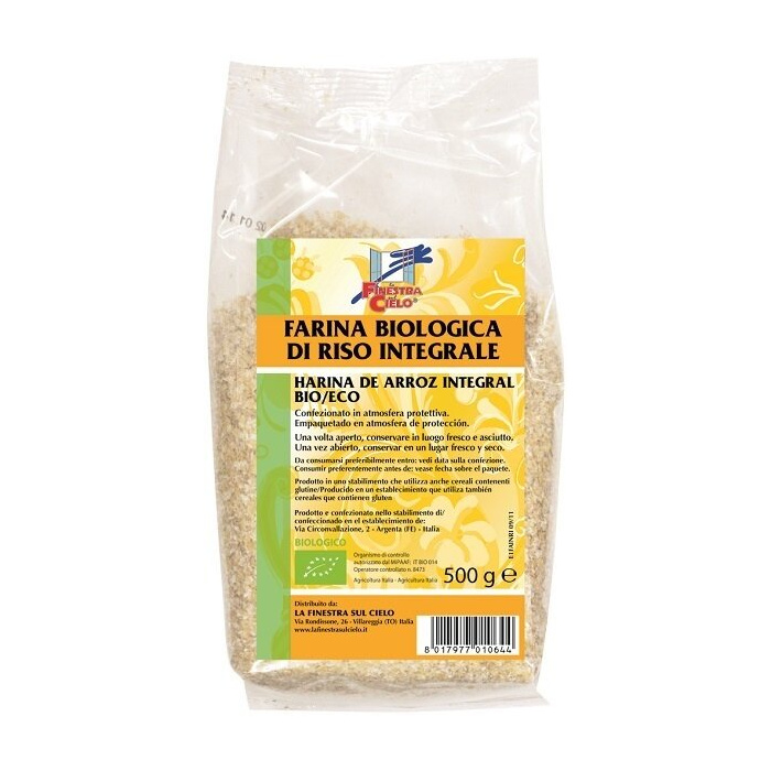 Farina integrale di riso bio 500 g