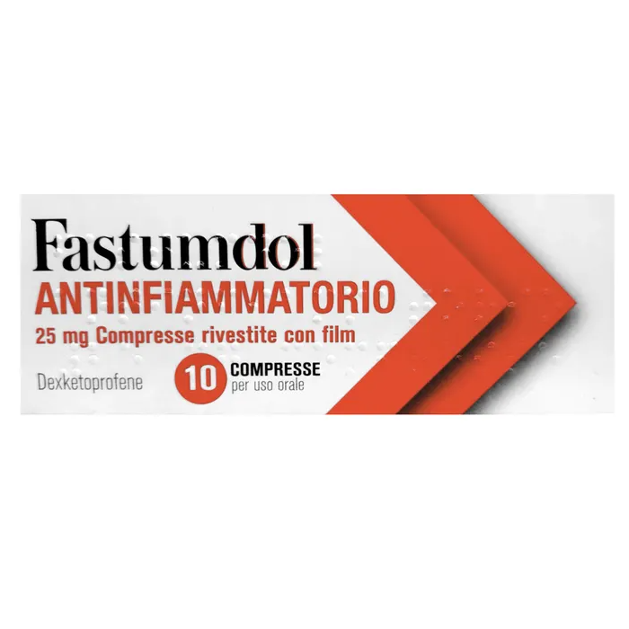 Fastumdol antinfiammatoria 10 compresse 25mg
